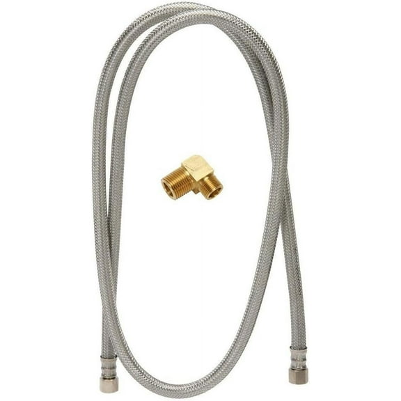 Fluidmaster 3/8 Compression 3/8 Compression Stainless Steel 60 in. L Supply Line