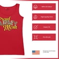thumbnail image 6 of Proud Army Mom Women's Tank Top US Military Family Pride Veteran Patriotic Armed Forces Mother's Day Licensed, 6 of 7