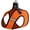 Orange, variant on Dogline Boston Mesh Harness + Built-in Hook & Loop Fastener