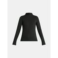 thumbnail image 5 of Time and Tru Women's Tissue Like Turtleneck Top, Sizes XS-XXXL, 5 of 5