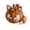 C, variant on DIY Animal Pumpkin Sewing Kit, Halloween DIY Pumpkin Patchwork Craft Kit, Woodland Animals Craft Kits, Halloween Table Home Decor, Handmade Gift(Highland cattle)