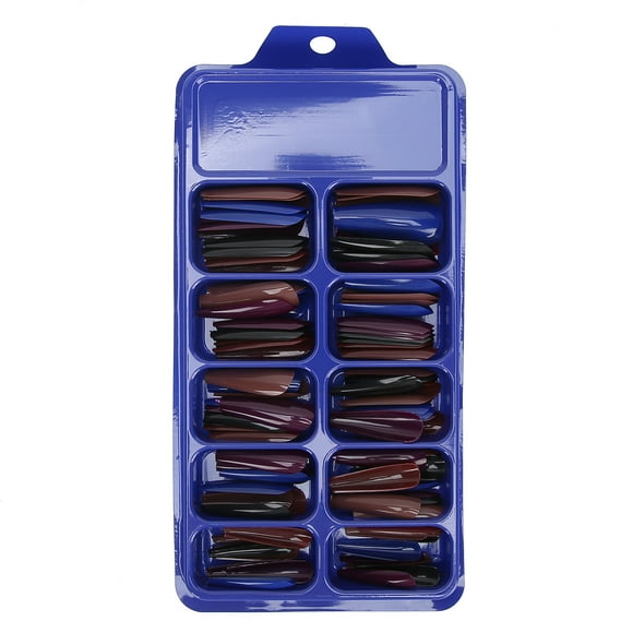 Uñas postizas, 100 piezas de uñas acrílicas, puntas de uñas artificiales, uñas postizas fieles a su promesa