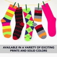 thumbnail image 5 of Debra Weitzner Women’s Casual Crew Socks, Colorful Patterned Cotton Design, 12 Pairs, 5 of 6