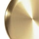 thumbnail image 2 of Round Stainless Steel Plate, Gold Metal, Reusable, Rustproof, for Home, Kitchen, Party, L 20 cm, 2 of 4
