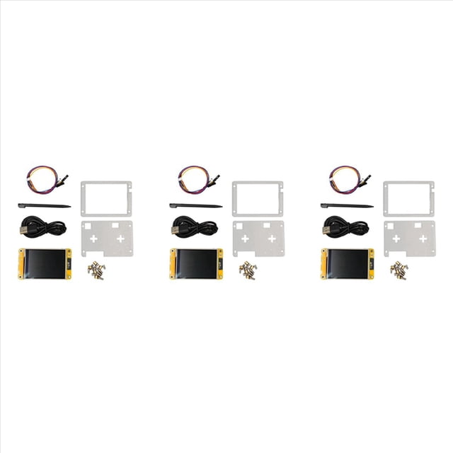 3X NerdMiner V2 Pantalla de 2,8 Pulgadas BTC Solo Lotería Nerd Miner 56KH/S Crypto Solo Mining Machine