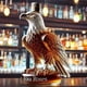 thumbnail image 4 of Whiskey Decanters Set, Glass Animal Shaped Bottles, Novelty Bar Display, Decorative Liquor Container 300ml (Eagle C model), 4 of 5