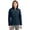 Navy Blue, variant on LCO00064 Evoke Hybrid Softshell Recycled Full Zip Womens Hooded Jacket-Concrete-XL