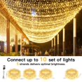thumbnail image 3 of Cadena de luces Suddus 100 LED, 10 m, color blanco cálido, resistente al agua, 3 of 8