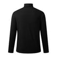 thumbnail image 3 of TOWED22 Mens Ribbed Slim Fit Knitted Pullover Casual Turtleneck Sweater(Black,M), 3 of 4