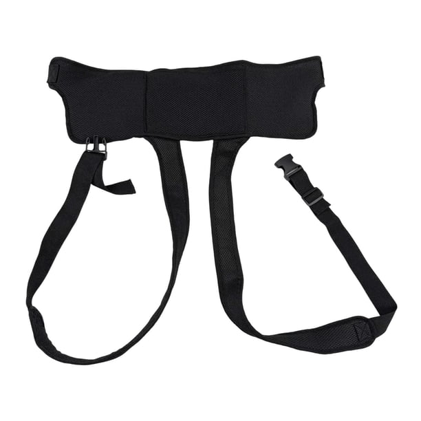 Cinturón de seguridad para sillas de ruedas Prevención de caídas Accesorio para sillas de ruedas Ajustable Antideslizante Negro