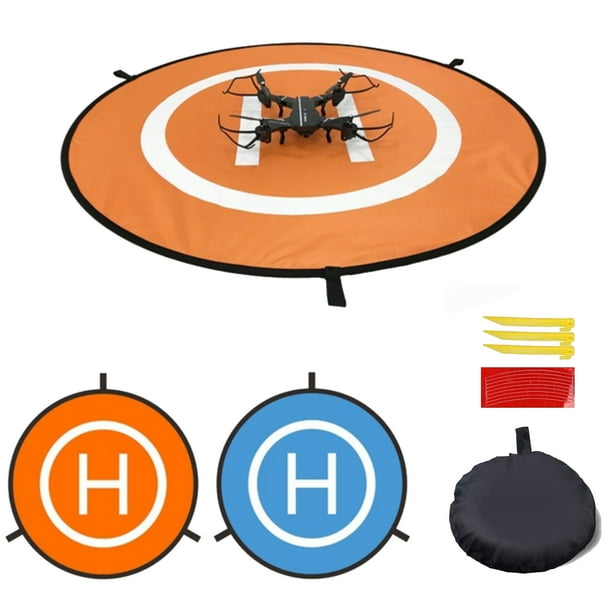 Drone Landing Pad Plegable de 75cm doble vista Nylon impermeable pista de aterrizaje y despegue compatible con drones Dji Mavic y todas las demás marcas del mercado