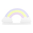thumbnail image 1 of Estante De Pared De Madera Decorativo Montado En La Pared Estante De Almacenamiento De Arco Iris Para El Hogar Estante De Madera Para Colgar En La Pared Estante De Almacenamiento De Artículos Diversos sonducket HA024932-02, 1 of 6