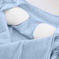 thumbnail image 4 of Jamicy Lounge Sets for Women Solid Color Comfy Ribbed Knit Pajamas Fall Crew Neck Long Sleeve Sleepwear 2 Piece Casual Loungewear, 4 of 9
