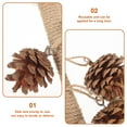 thumbnail image 4 of Pine Cone Parrot Perch Bird Wood Perch Stand Parakeets Cockatiels Chewing Toy Bird Chewing Perch, 4 of 8