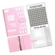 thumbnail image 1 of Carpeta de 100 sobres para ahorrar dinero, regalo de año Nuevo, portátil con sobres en efectivo, carpeta de presupuesto, libro para niñas y niños Rosa SM SunniMix guardar carpeta de desafíos, 1 of 8