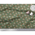 thumbnail image 3 of Soimoi Cotton Voile Fabric Leaves & Owl Cartoon Printed Fabric 1 Yard 56 Inch Wide, 3 of 3
