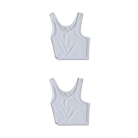 Chaleco de verano Qarigey para niña Blanco S 2piezas