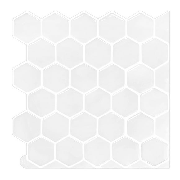 Bgsha 12*12In Self Adhesive Kitchen Wall Tiles Bathroom Mosaic Tile Sticker Peel&Stick