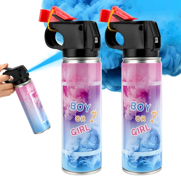 Extintor de incendios Gender Reveal QIYVLOS, 2 paquetes, azul