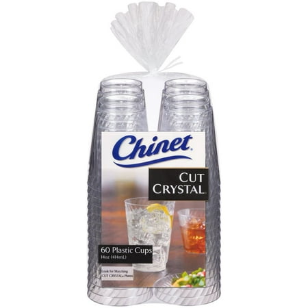 Product of Chinet 14-Oz. Crystal Cups, 60 ct. - Clear