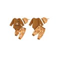 thumbnail image 2 of RUINIXCW Western Baby Boy Cowboy Outfit My First Rodeo Newborn Baby Boy Hospital Coming Home Clothes Infant Highland Cow Print Long Sleeve Romper and Pants Hat Set, 2 of 8