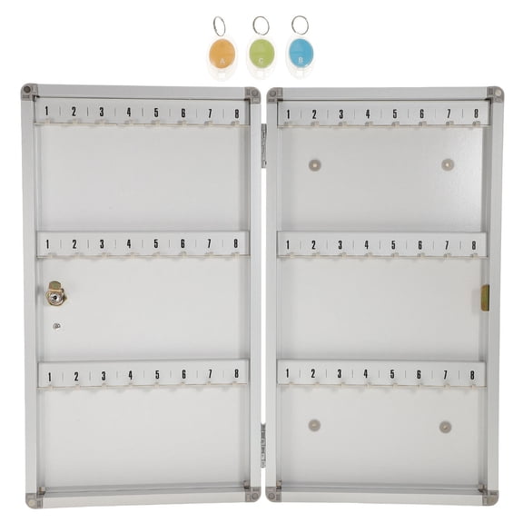 Masteelf Silver Key Organizer 1Pcs Wall Mounted Key Storage Box For Security And Organization In Home