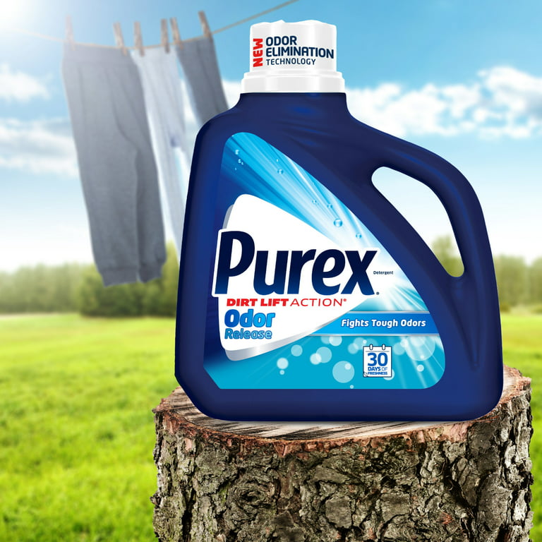 PUREX Laundry Detergent: High Efficiency (HE), Jug, 150 oz, Liquid,  Mountain, 4 PK