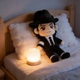 thumbnail image 4 of Michael Plush Doll, Cute Pop Star Inspired Plush Doll - Soft Stuffed Collectible Figure, Unique Gift for Music Fans 9.84", 4 of 5