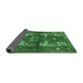 thumbnail image 2 of Ahgly Company Indoor Square Persian Emerald Green Traditional Area Rugs, 3' Square, 2 of 4