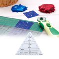 XIOP 60 Degree Equilateral Triangle Quilting Ruler Acrylic Triangle High Transparency Original