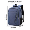 thumbnail image 2 of Travel Laptop Backpack, Business Anti Theft Slim Durable Laptops Backpack with USB Charging Port, College School Computer Bag Gifts for Men & Women Fits 16 Inch Notebook, 2 of 8