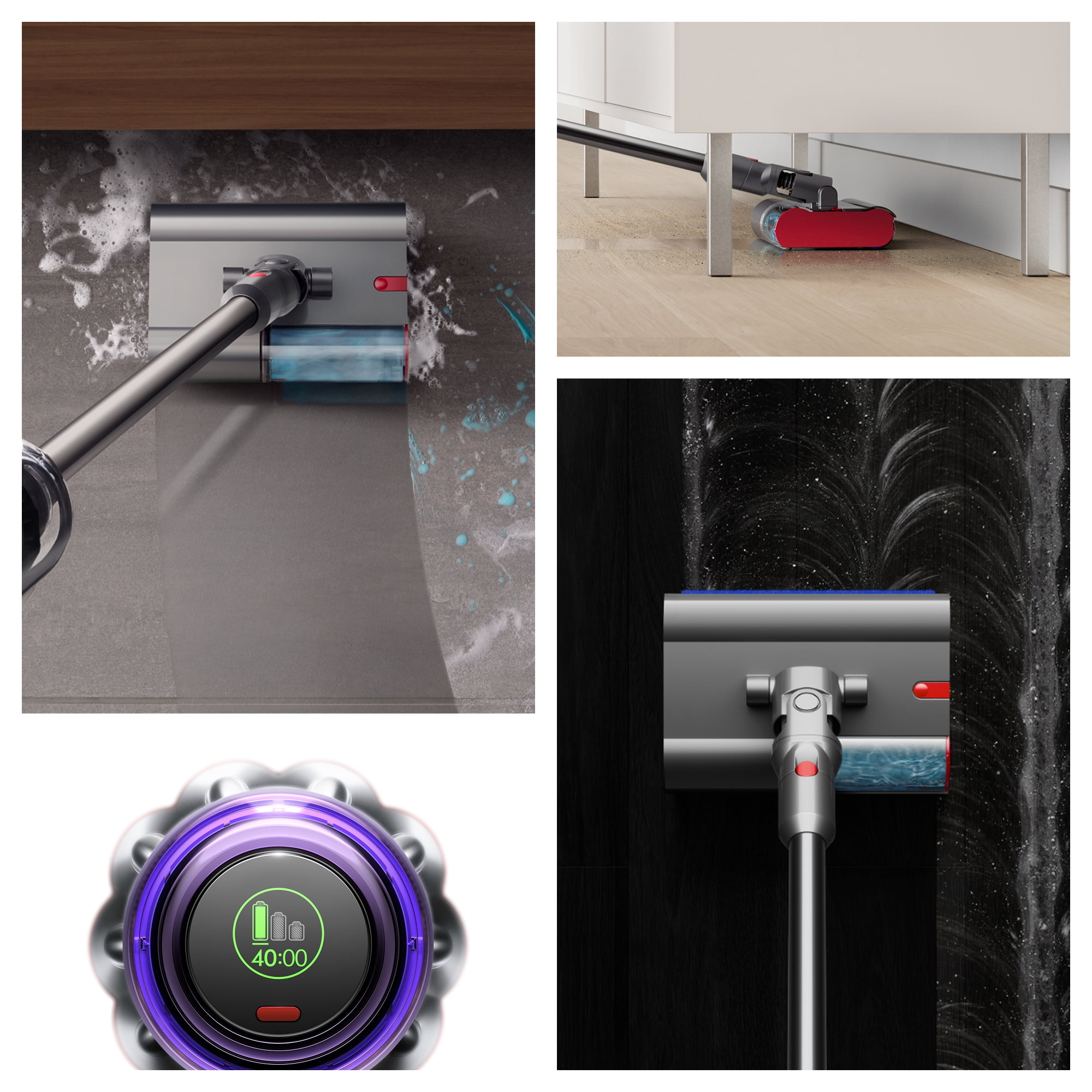 Premium Dyson V9 Submarine Extra Cordless Wet and Dry Vacuum | Nickel