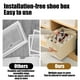 thumbnail image 5 of Caja de almacenamiento plegable de tela, beige, 5 of 6