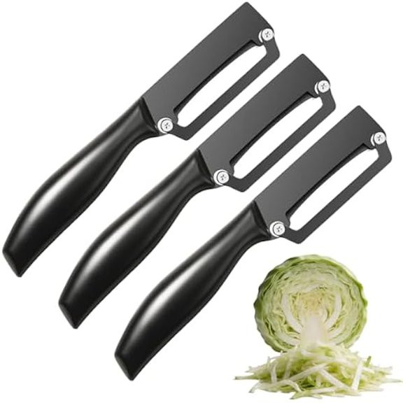 Cuchillo Triturador De Repollo, Rallador De Repollo, Rebanador De Repollo, Vegetable Peeler, Stainless Steel Fruit Tools Kitchen Accessories (3pcs) - Multi-Functional High-Efficiency De