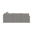 thumbnail image 2 of Bowery Hill Modern Gray 5 Seat Sectional with Performance Fabric, 2 of 11