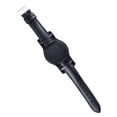 thumbnail image 4 of Correa de reloj de cuero Fernando para hombres premium Negro 19mm, 4 of 8
