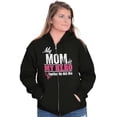 thumbnail image 3 of My Mom My Hero Together We Will Win Unisex Fleece Graphic Zip Up Hoodie Brisco Brands 5X, 3 of 5