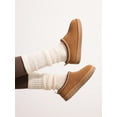 thumbnail image 4 of Fuzzy Cozy Women's Slippers - Genuine Suede Leather, Indoor Outdoor Fluffy Winter Shoes With Memory Foam Insole for Comfort & Warmth, Perfect Gift Choice, 4 of 11