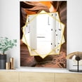 thumbnail image 5 of DESIGN ART Designart 'Lower Antelope Slot Canyon In Reflected Sunlight' Traditional Mirror - Printed Wall Mirror 23.7in.x31.5in., 5 of 5