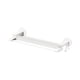 thumbnail image 2 of Toallero de baño de pared con estante de almacenamiento | Montaje adhesivo sin taladro | Organizador plegable de plástico blanco para toallas y artículos de tocador, 2 of 6