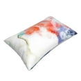 thumbnail image 3 of YFYANG Super Soft Rectangular Plush Cushion Cover (Without Pillow Insert), Modern Watercolor Art Comfort and Non-Pilling Hidden Zip Bedroom Sofa Pillowcases, 20"x30", 3 of 9