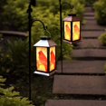 thumbnail image 4 of Outdoor Hanging Solar Lanterns, Solar Powered LED Cardinal Lights, Waterproof Garden Light with Red Bird Pattern Table Patio Yard Pathway Decor, 4 of 7