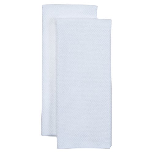 Mainstays Arctic White Waffle Towel, 2 Count