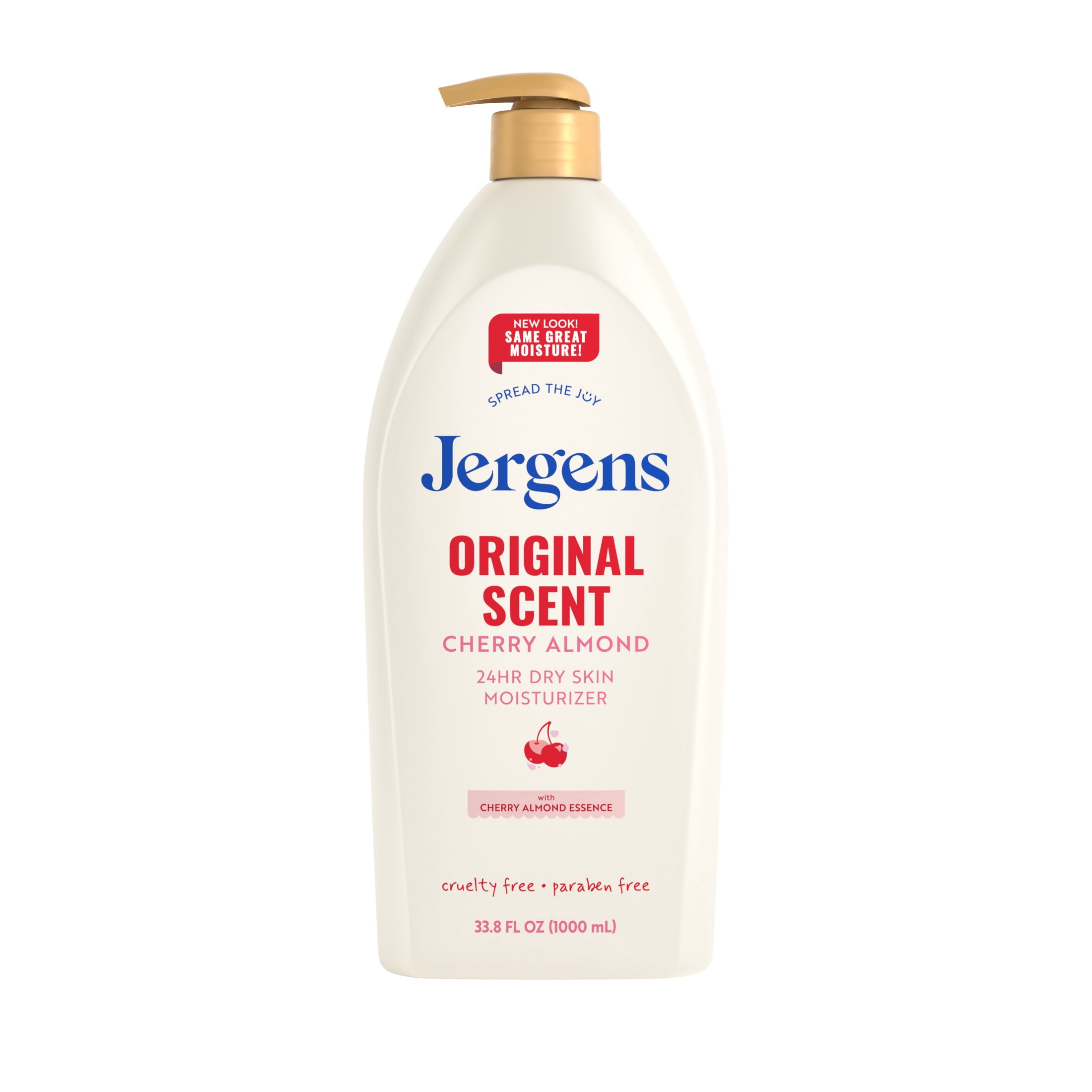 Jergens Original Scent with Cherry Almond Body Lotion Moisturizer