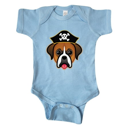 

Inktastic Boxer Dog Funny Pirate Gift Baby Boy or Baby Girl Bodysuit