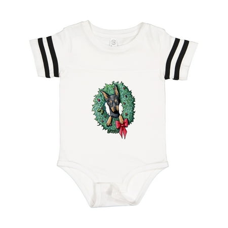 

Inktastic KiniArt Min Pin Christmas Gift Baby Boy or Baby Girl Bodysuit