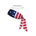 thumbnail image 3 of ZPAQI Adult Girls Fashion Bandana Brand Headband USA Flags Turban for Men Women, 3 of 20