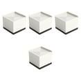 thumbnail image 4 of 4x elevadores de muebles, extensores de patas para muebles, resistentes, con absorción de impacto, almohadillas elevadoras antideslizantes, bloques de Albaricoque 75 cm, 4 of 9