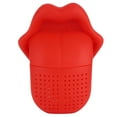 thumbnail image 1 of Tongue?Shaped Reusable Silicone Tea Infuser, Tea Leaf Infuser Filter for Home Office for Loose Tea Red, 1 of 8