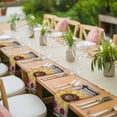 thumbnail image 4 of Sunflowers Cloth Napkins, Retro Flower Barn Doors Butterfly Farmhouse Brown Washable and Reusable Dinner Napkins Set of 8, Table Napkin for Kitchen Party Birthday Wedding Hotel Housewarming 20"x20", 4 of 9